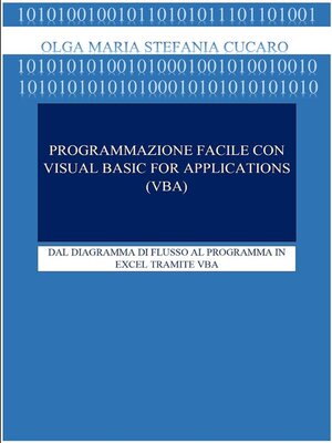 cover image of Programmazione facile con Visual Basic for Applications (VBA)